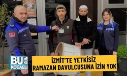 İZMİT’TE YETKİSİZ RAMAZAN DAVULCUSUNA İZİN YOK