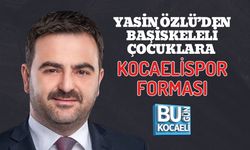 YASİN ÖZLÜ’DEN BAŞİSKELELİ ÇOCUKLARA KOCAELİSPOR FORMASI
