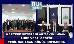 KARTEPE VETERANLAR TAKIMI’NDAN ‘AHDE VEFA’ GECESİ: YEŞİL SAHADAN GÖNÜL SOFRASINA