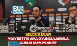 Selçuk İnan: “Kaybettik Ama Oyuncularımla Gurur Duyuyorum”