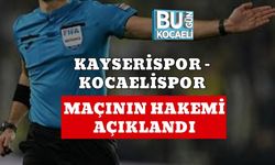 Kayserispor – Kocaelispor Maçının Hakemi Açıklandı