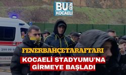Fenerbahçe Taraftarı Kocaeli Stadyumu'na Girmeye Başladı