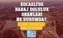 KOCAELİ'DE BARAJ DOLULUK ORANLARI NE DURUMDA? 23 ŞUBAT 2026 KOCAELİ BARAJ SU SEVİYESİ