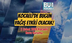 Kocaeli'de Bugün Yağış Etkili Olacak! 2 Şubat 2026 Kocaeli Hava Durumu