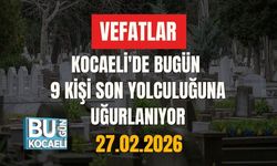 KOCAELİ'DE BUGÜN 9 KİŞİ SON YOLCULUĞUNA UĞURLANIYOR (27.02.2026)