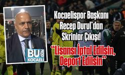 Kocaelispor Başkanı Recep Durul’dan Skriniar Çıkışı: “Lisansı İptal Edilsin, Deport Edilsin”