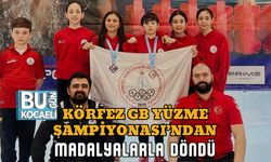 KÖRFEZ GB YÜZME ŞAMPİYONASI’NDAN MADALYALARLA DÖNDÜ