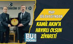 MHP DİLOVASI’NDAN KAMİL AKIN’A HAYIRLI OLSUN ZİYARETİ