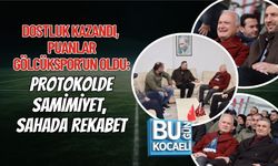 DOSTLUK KAZANDI, PUANLAR GÖLCÜKSPOR’UN OLDU: PROTOKOLDE SAMİMİYET, SAHADA REKABET