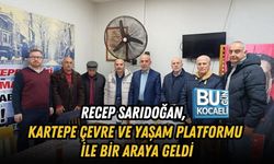 SAADET PARTİSİ KOCAELİ İL BAŞKANI RECEP SARIDOĞAN KARTEPE ÇEVRE VE YAŞAM PLATFORMU İLE BİR ARAYA GELDİ