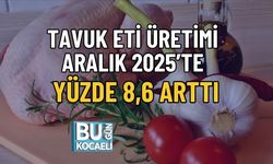 TAVUK ETİ ÜRETİMİ ARALIK 2025’TE YÜZDE 8,6 ARTTI
