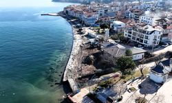 GÖLCÜK ULAŞLI SAHİLİNE 550 METRELİK DALGA KIRICI SET