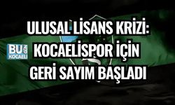 ULUSAL LİSANS KRİZİ: KOCAELİSPOR İÇİN GERİ SAYIM BAŞLADI