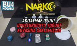 AKILALMAZ OYUN! UYUŞTURUCUYU YOĞURT KOVASINA SAKLAMIŞLAR