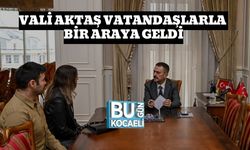 VALİ AKTAŞ VATANDAŞLARLA BİR ARAYA GELDİ