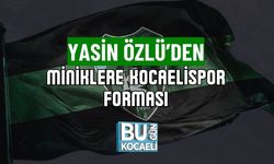 YASİN ÖZLÜ’DEN MİNİKLERE KOCAELİSPOR FORMASI