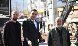 BAŞKAN ÖZLÜ SAHADAKİ ÇALIŞMALARI İNCELEDİ