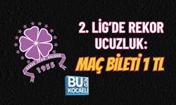 2. LİG’DE REKOR UCUZLUK MAÇ BİLETİ 1 TL