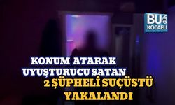 KONUM ATARAK UYUŞTURUCU SATAN 2 ŞÜPHELİ SUÇÜSTÜ YAKALANDI