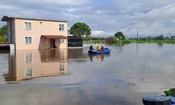 AYDIN’DA EVİ SU BASTI, AFAD KURTARDI