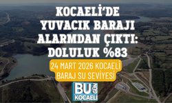 KOCAELİ’DE YUVACIK BARAJI ALARMDAN ÇIKTI: DOLULUK %83