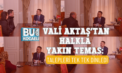 VALİ AKTAŞ’TAN HALKLA YAKIN TEMAS: TALEPLERİ TEK TEK DİNLEDİ