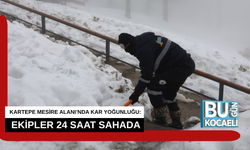 KARTEPE MESİRE ALANI’NDA KAR YOĞUNLUĞU: EKİPLER 24 SAAT SAHADA