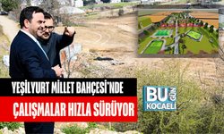 YEŞİLYURT MİLLET BAHÇESİ’NDE ÇALIŞMALAR HIZLA SÜRÜYOR