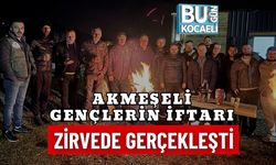 AKMEŞELİ GENÇLERİN İFTARI ZİRVEDE GERÇEKLEŞTİ