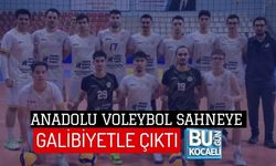 ANADOLU VOLEYBOL SAHNEYE GALİBİYETLE ÇIKTI