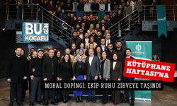 KÜTÜPHANE HAFTASI’NA MORAL DOPİNGİ: EKİP RUHU ZİRVEYE TAŞINDI