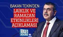 BAKAN TEKİN’DEN LAİKLİK VE RAMAZAN ETKİNLİKLERİ AÇIKLAMASI