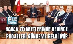 BAKAN ZİYARETLERİNDE DERİNCE PROJELERİ GÜNDEME GELDİ Mİ?