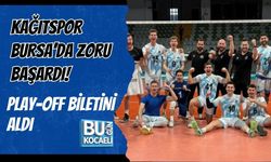 KAĞITSPOR BURSA’DA ZORU BAŞARDI! PLAY-OFF BİLETİNİ ALDI