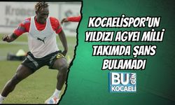 KOCAELİSPOR’UN YILDIZI AGYEI MİLLİ TAKIMDA ŞANS BULAMADI