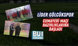 LİDER GÖLCÜKSPOR CUMAYERİ MAÇI HAZIRLIKLARINA BAŞLADI