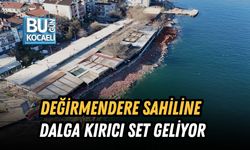 DEĞİRMENDERE SAHİLİNE DALGA KIRICI SET GELİYOR