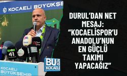 DURUL’DAN NET MESAJ: “KOCAELİSPOR’U ANADOLU’NUN EN GÜÇLÜ TAKIMI YAPACAĞIZ”