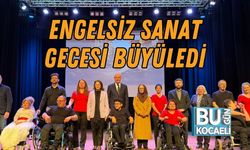 ENGELSİZ SANAT GECESİ BÜYÜLEDİ: SAHNEDE AZİM VE BAŞARI VARDI