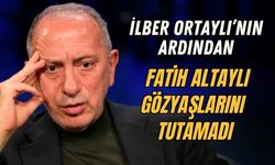 İLBER ORTAYLI’NIN ARDINDAN FATİH ALTAYLI GÖZYAŞLARINI TUTAMADI