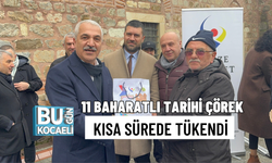 11 BAHARATLI TARİHİ ÇÖREK KISA SÜREDE TÜKENDİ