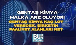 GENTAŞ KİMYA HALKA ARZ OLUYOR! GENTAŞ KİMYA KAÇ LOT VERECEK, ŞİRKETİN FAALİYET ALANLARI NE?