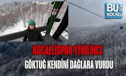 KOCAELİSPOR YENİLİNCE GÖKTUĞ KENDİNİ DAĞLARA VURDU