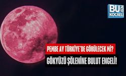 PEMBE AY TÜRKİYE’DE GÖRÜLECEK Mİ? GÖKYÜZÜ ŞÖLENİNE BULUT ENGELİ!