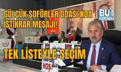GÖLCÜK ŞOFÖRLER ODASI’NDA İSTİKRAR MESAJI!