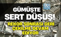 GÜMÜŞTE SERT DÜŞÜŞ! REKOR SONRASI GERİ ÇEKİLME DEVAM EDİYOR