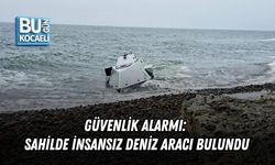 GÜVENLİK ALARMI: SAHİLDE İNSANSIZ DENİZ ARACI BULUNDU