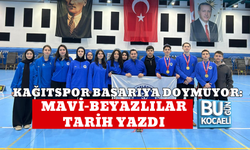 KAĞITSPOR BAŞARIYA DOYMUYOR: MAVİ-BEYAZLILAR TARİH YAZDI