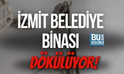 İZMİT BELEDİYE BİNASI DÖKÜLÜYOR!