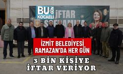 İZMİT BELEDİYESİ RAMAZAN’DA HER GÜN 3 BİN KİŞİYE İFTAR VERİYOR